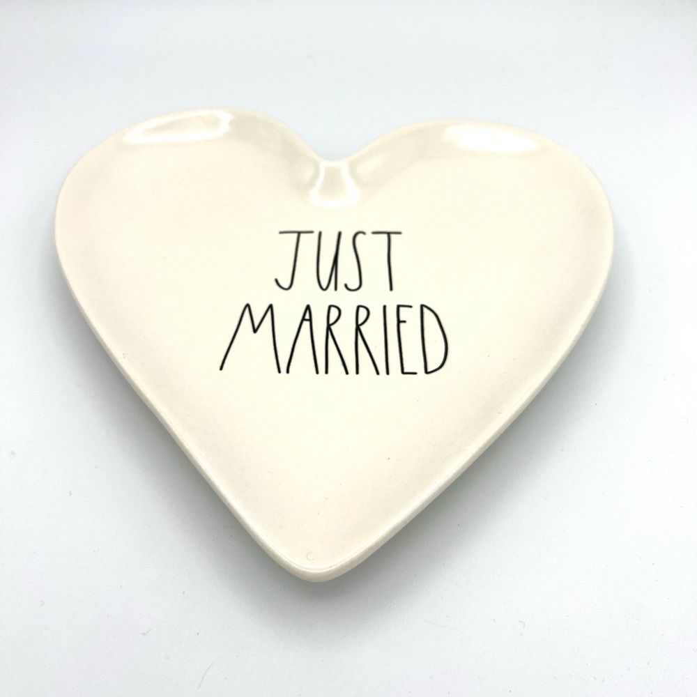 Rae Dunn Just Married Plate Tray